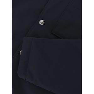 REISS Parker Lightly-Padded Patch-Pocket Overshirt
